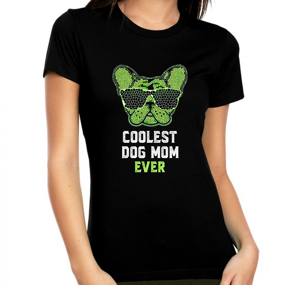 Coolest Dog Mom Ever - Dog Mom Shirt - Dog Shirts for Women Dog Mom Gifts for Women Dog Lover Shirts - Fire Fit Designs