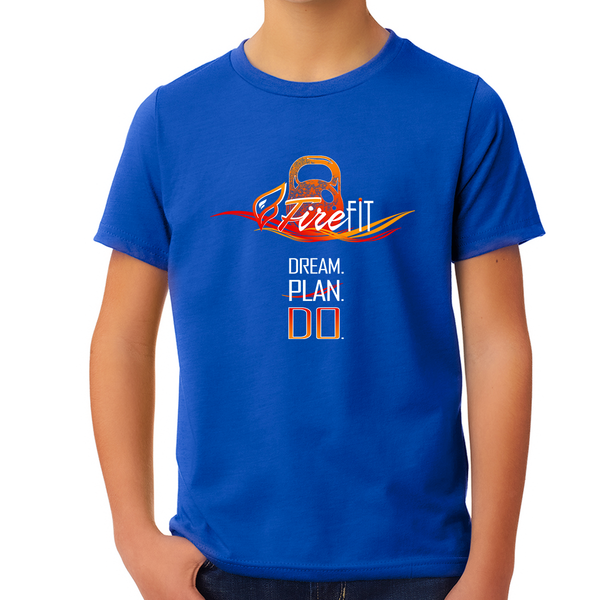 Graphic Tees for BOYS YOUTH - Funny Shirts for KIDS - Cool BOYS Vintage Casual Shirts - Dream Plan DO