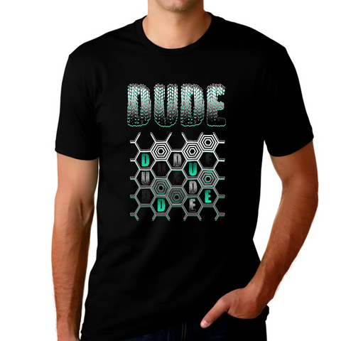 Perfect Dude Shirt for MEN - Perfect Dude Merchandise - Vintage Clothes Gamer Gifts Graphic Tees for MEN - Fire Fit Designs