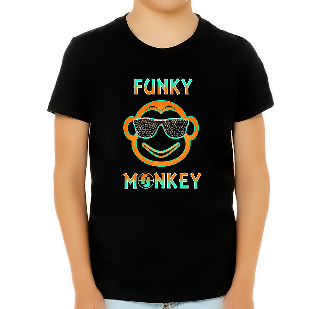 Funny T Shirts for BOYS Funky Monkey Funny Shirts Boys Gamer