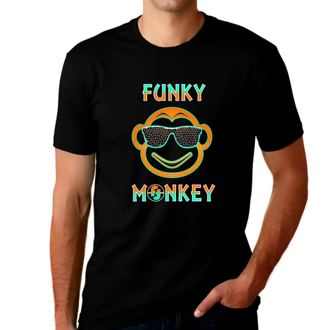 Graphic Tees for MEN and TEENS - Funky Monkey Funny T Shirts for MEN - Funny Shirts for Men - Fire Fit Designs