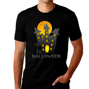 Halloween Shirts for Men Haunted Mansion Shirt Halloween Clothes for Men Mens Halloween Shirts