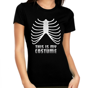 Funny Halloween Shirts for Women Skeleton Shirt Halloween Clothes for Women Tops Womens Halloween Shirts