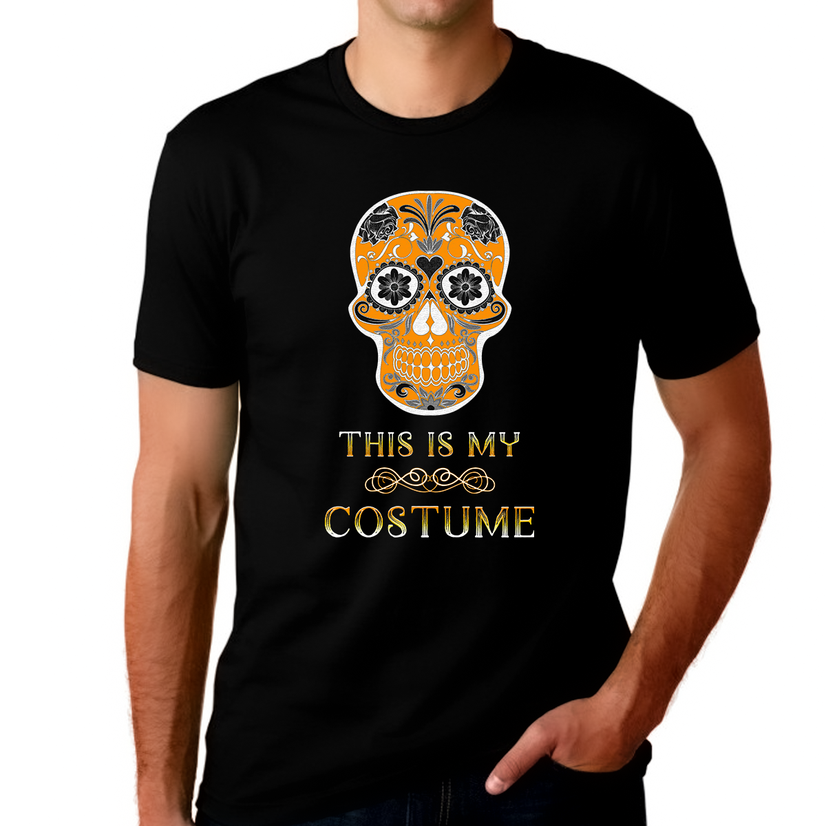 Skeleton Shirt Funny Halloween Shirts for Men Halloween Clothes for Men Mens Skull Shirt