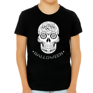 Cool Skeleton Shirt Halloween Shirts for Boys Funny Halloween Shirts for Kids Funny Halloween Shirt