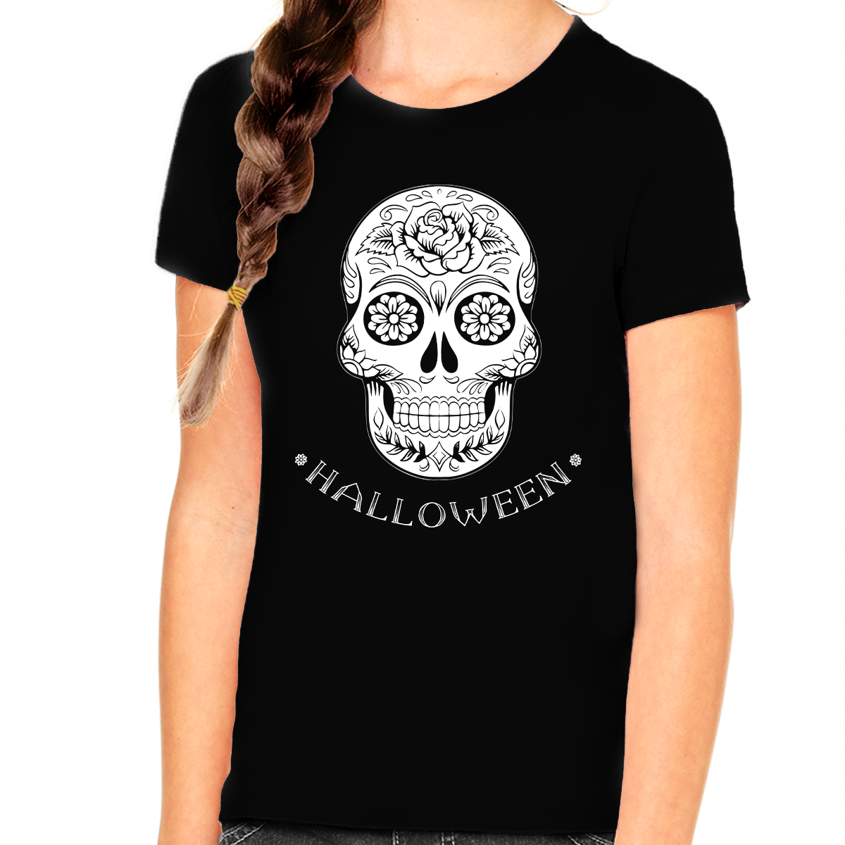 Cool Skeleton Shirt Halloween Shirts for Girls Funny Halloween Shirts for Kids Funny Halloween Shirt