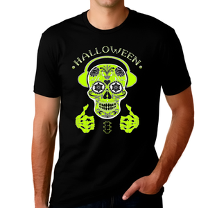 Funny Skeleton Shirt Halloween Shirts for Men Halloween Clothes for Men Mens Skull Shirt