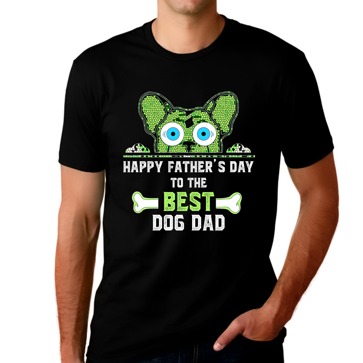 Best Dog Dad Fathers Day Shirt for Men, Funny Dad Shirts, Father's Day Gift Shirt, Funny Dad Shirt