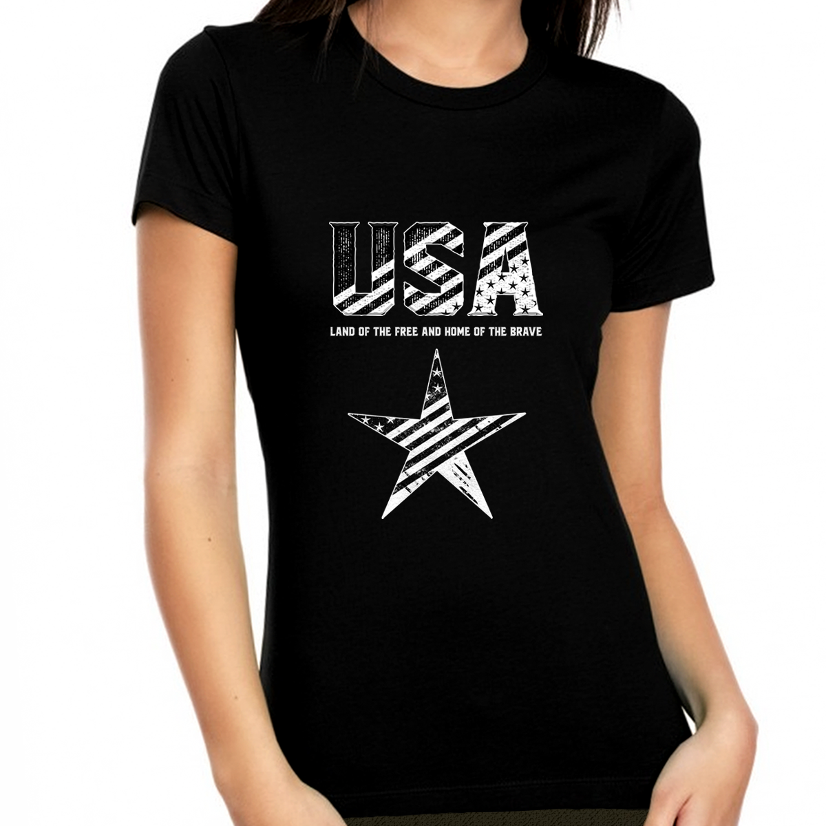 4th of July Shirts for Women - American Flag Shirt Women - 4th of July Shirts - America Shirt - Fire Fit Designs