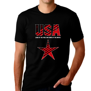 4th of July Shirts for Men - Fourth of July Shirts for Men - Fourth of July Clothes for Men - Fire Fit Designs