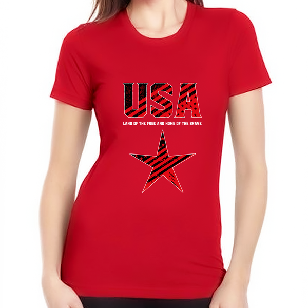 4th of July Shirts for Women - Fourth of July Shirts for Women - Fourth of July Clothes for Women - Fire Fit Designs