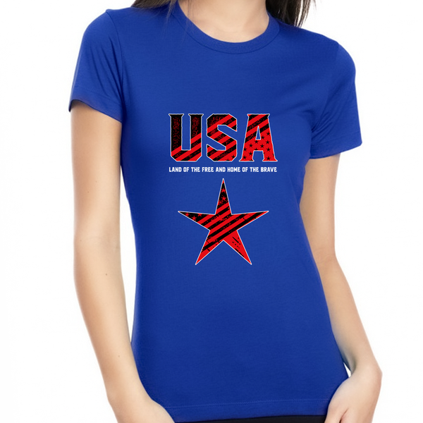 4th of July Shirts for Women - 4th of July Shirts - America Shirt - USA Shirt - 4th of July Shirt - Fire Fit Designs