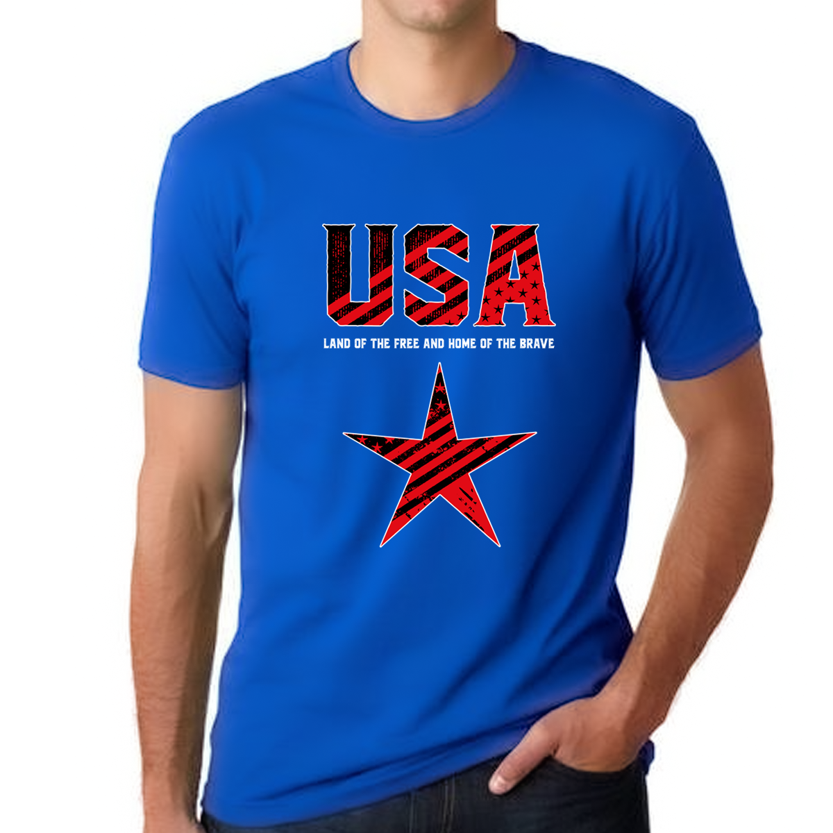 4th of July Shirts for Men - 4th of July Shirts - America Shirt - USA Shirt - 4th of July Shirt - Fire Fit Designs