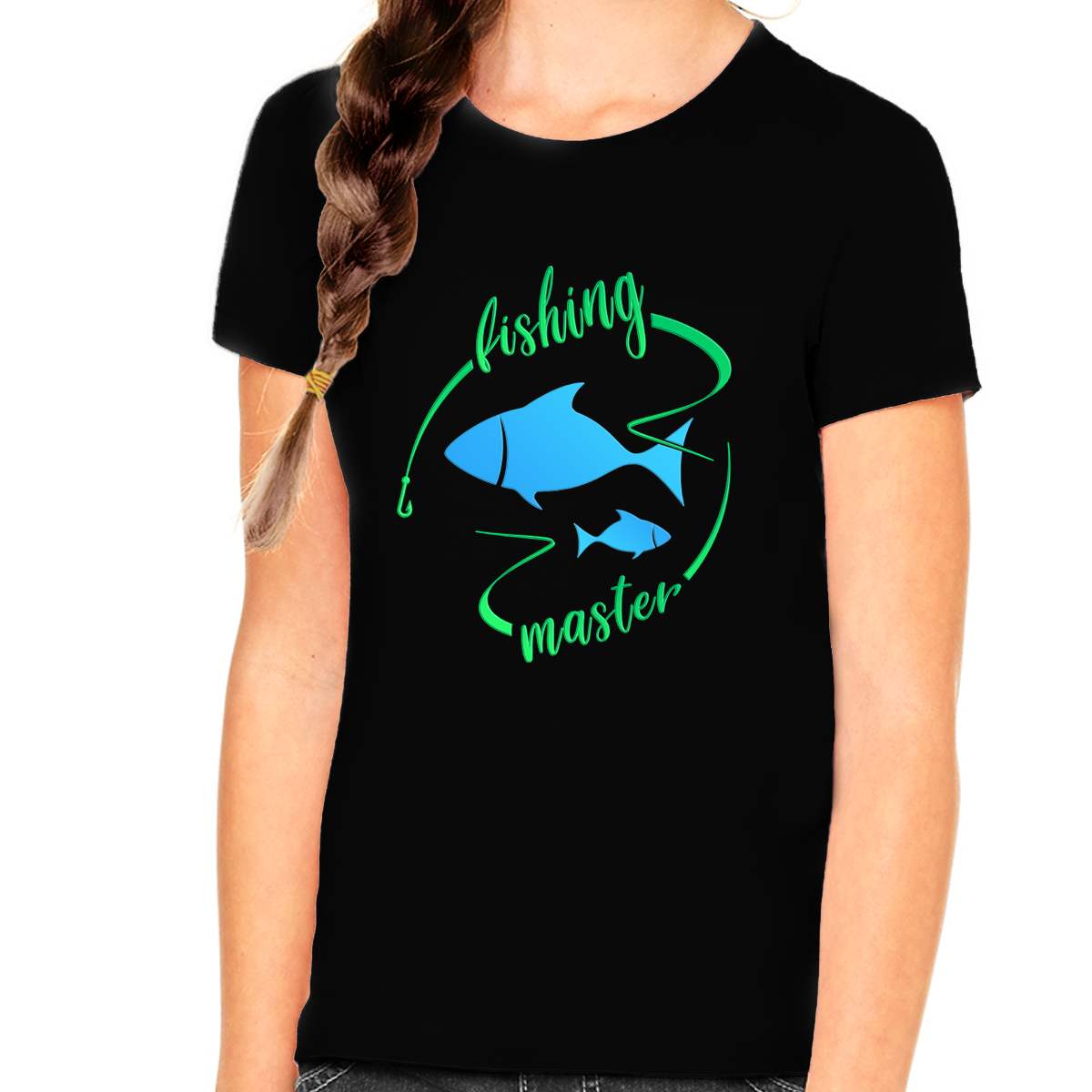 Fishing Shirts for Girls - Fishing Shirt - Kids Fishing Shirts - Fishing Master T-Shirt - Fishing Gift Shirt