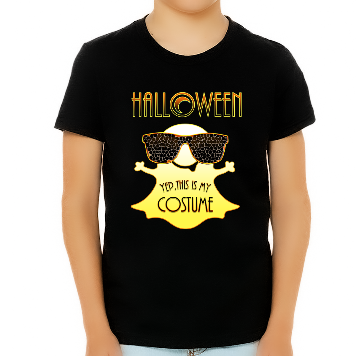 Halloween Shirts for Boys Funny Halloween Shirts for Kids Halloween Cute Ghost Shirt Boys Halloween Shirt