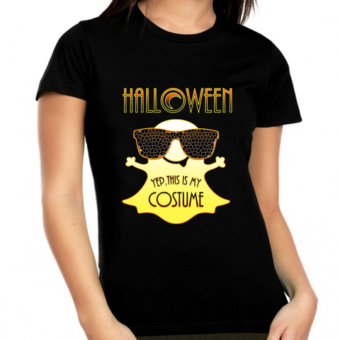 Plus Size Halloween Shirts for Women 1X 2X 3X 4X 5X Plus Size Halloween Costumes for Women Ghost Shirt