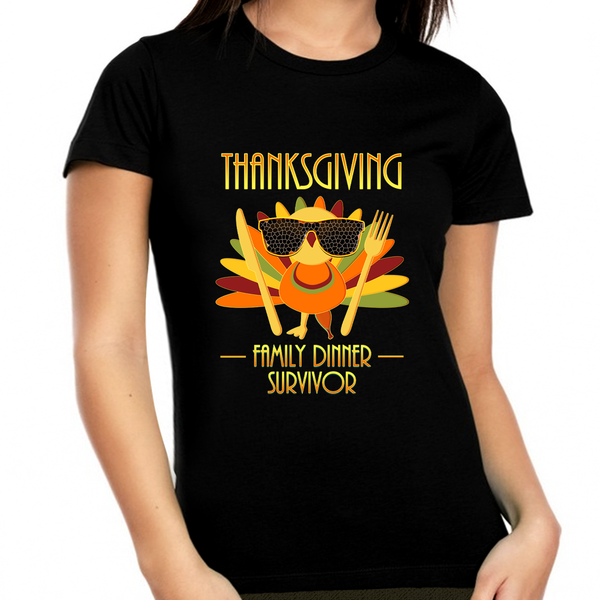 Plus Size Thanksgiving Shirts for Women 1X 2X 3X 4X 5X Plus Size Turkey Shirt for Women Plus Size