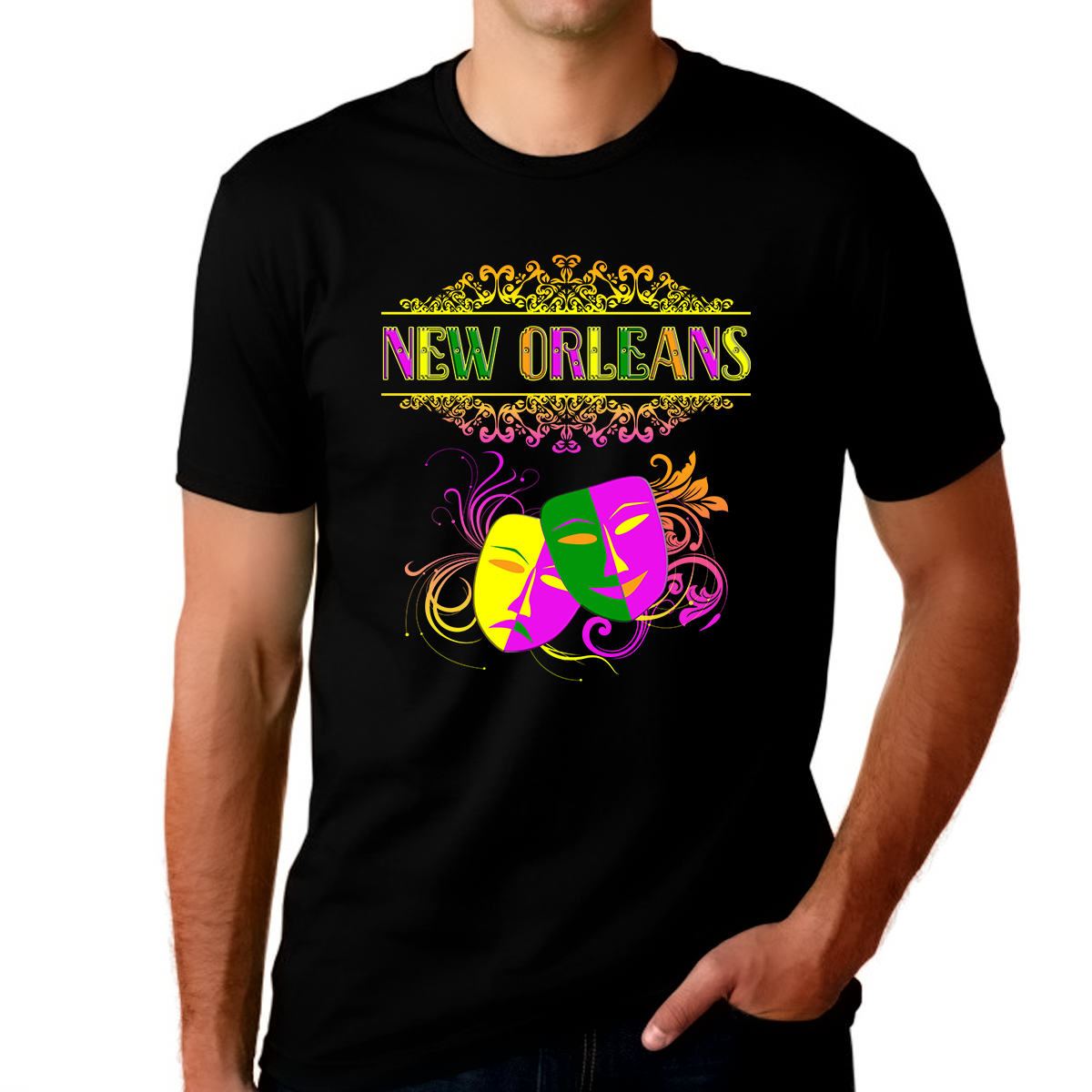 Mardi Gras Shirts for Men New Orleans Shirt Mardi Grass Cool Mardi Gras Shirt Mardi Gras Clothes