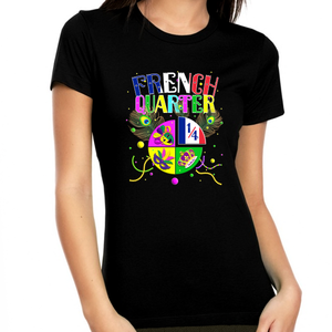 Mardi Gras Shirts for Women French Quarter New Orleans Shirts Louisiana Mardi Gras Shirt Mardi Gras Outfit
