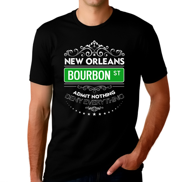 Mardi Gras Shirts for Men Classy New Orleans Bourbon Street Cool NOLA Mardi Gras Shirt Mardi Gras Clothes