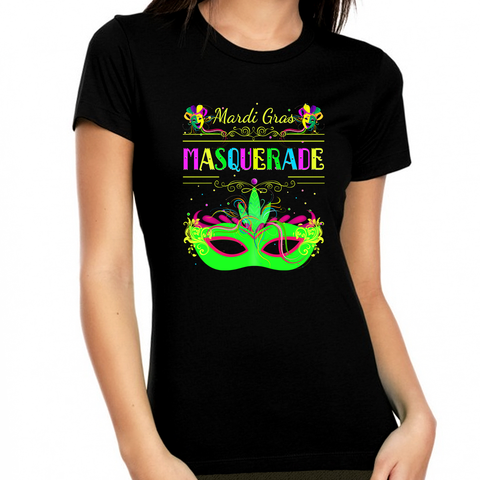 Mardi Gras Shirts for Women Mardi Gras Masquerade Mask Mardi Gras Mardi Gras Shirt Mardi Gras Outfit