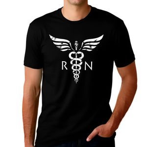 RN Gifts for Nurses Funny Nurse Shirts for Men Male Nurse Gifts for Men Best Nursing Student Gifts