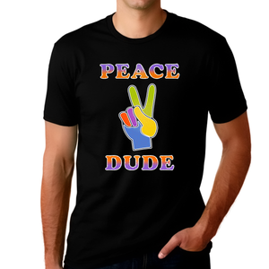 Peace Dude Shirts for MEN - Peace Sign Perfect Dude Shirt for MEN - Perfect Dude Merchandise - Fire Fit Designs