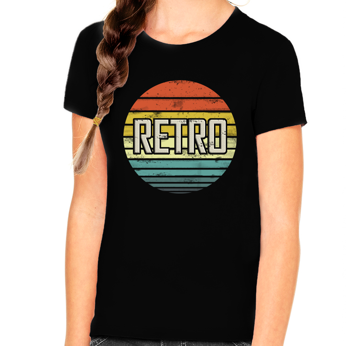Retro Vintage Tees for Girls Retro Clothes Vintage T Shirts Retro Shirts for Girls Graphic Tees Vintage - Fire Fit Designs