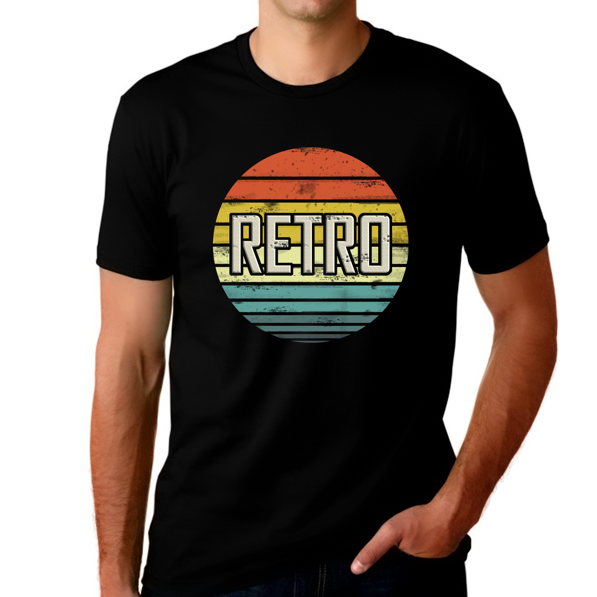 Retro Vintage Tees for Men - Vintage Clothes Vintage T Shirts Retro Shirts Graphic Tees Vintage - Fire Fit Designs