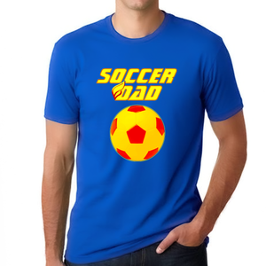 Soccer Dad Shirts for Men - Blue Soccer Dad Shirt - Fathers Day Shirt - Fathers Day Gift - Fire Fit Designs