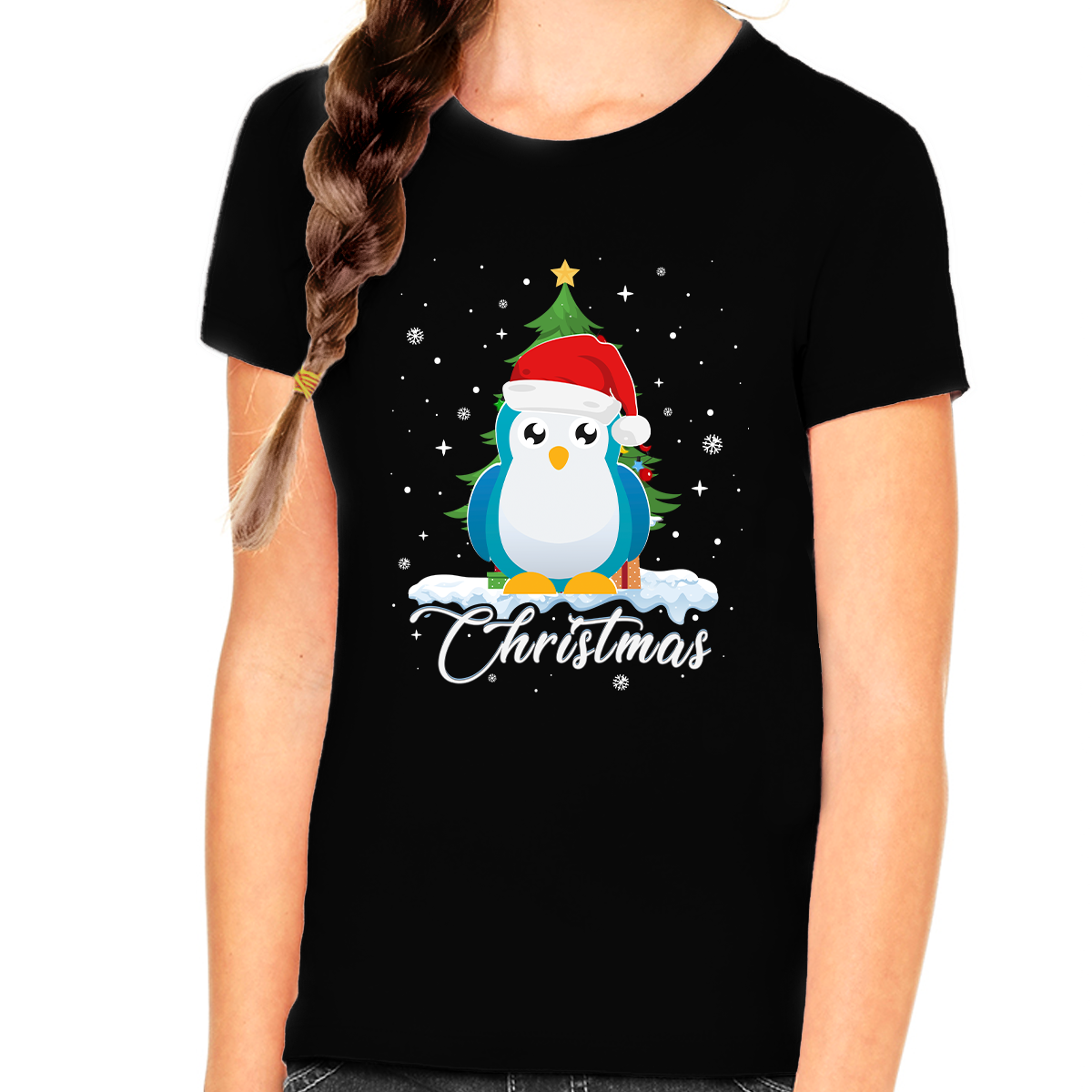 Girls Christmas Shirt Penguin Christmas Outfits for Girls Christmas Shirt Christmas Shirts for Kids