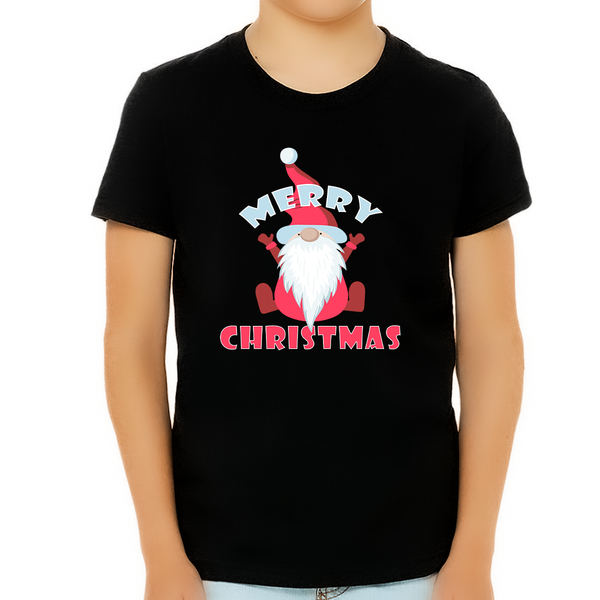 Boys Christmas Shirt Merry Christmas Shirts for Boys Christmas Gnome Christmas Shirts for Kids