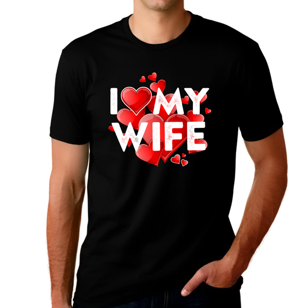 I Love My Wife Shirt Funny Valentines Shirts for Men Love Wife Shirt Valentines Day Gifts for Him
