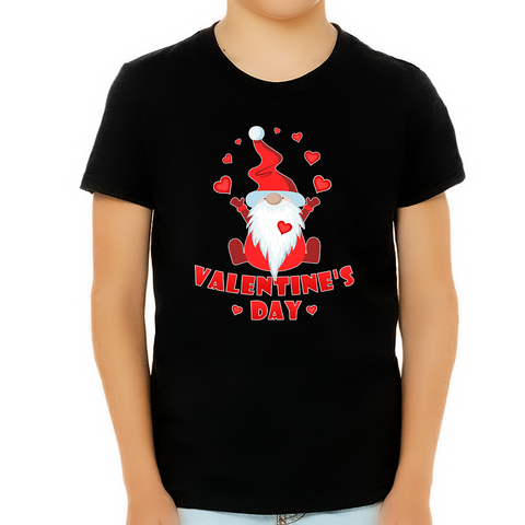 Boys Valentines Day Shirt Gnome Valentine Shirt Cute Valentine Shirt Valentines Day Gifts for Kids