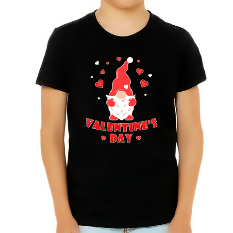 Boys Valentines Day Shirt Kids Gnome Valentine's Day Shirt for Boys Valentines Day Gifts for Boys