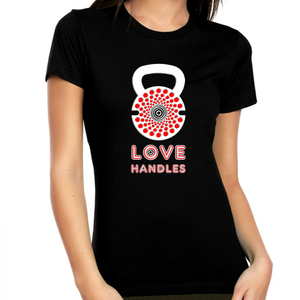 Valentine Shirts for Women Funny Love Handles Valentines Day Shirt Valentines Day Gifts for Her