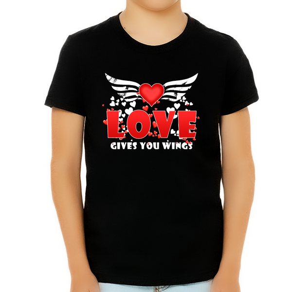 Funny Valentine's Day Shirt for Boys Love T-Shirts for Boys Love Shirt Valentines Day Gifts for Kids