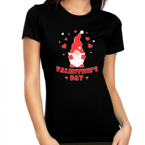 Valentine Shirts for Women Gnome Valentines Day Outfit Women Shirt Valentines Day Gifts for Her