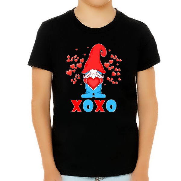 Boys Valentines Day Shirt Cute XOXO Love Valentines Day Shirts for Boys Valentines Day Gifts for Kids
