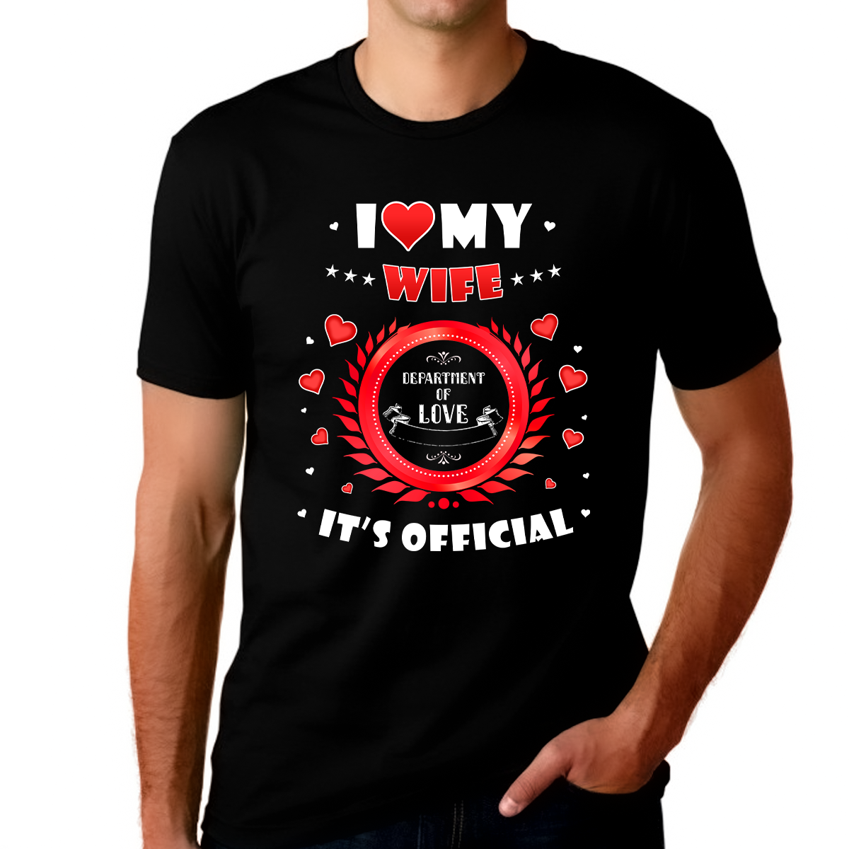 I Love My Wife Shirt I Heart My Wife Official I Love My Wife Shirt Valentines Day Gifts for Him