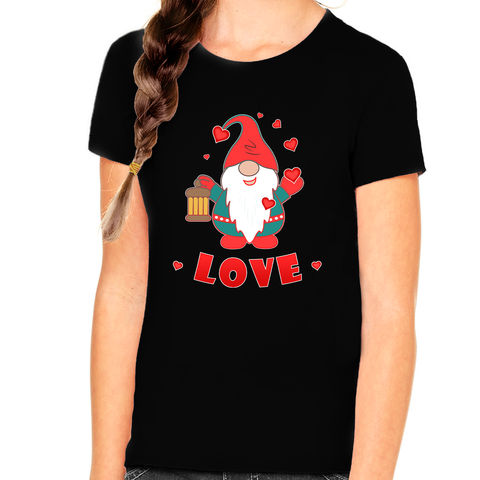Girls Valentines Day Shirt Love Shirts Funny Valentine T-Shirts for Girls Valentines Day Gifts for Girls
