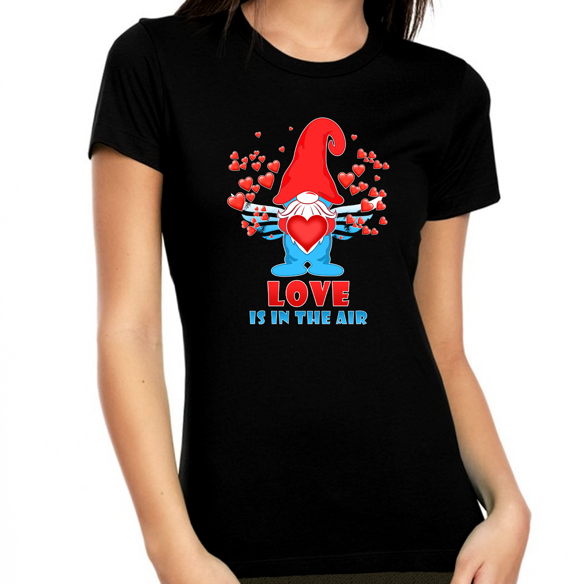 Valentines Day Shirts Women Gnome Love Shirts for Women Love Shirt Valentines Day Gifts for Her