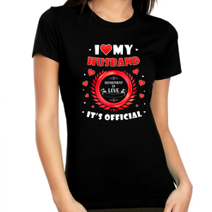 I Love My Husband Shirt Love Heart I Heart Shirts Valentines Shirt Valentines Day Gifts for Her