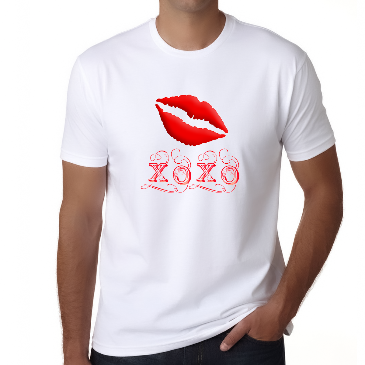 Valentine Shirts for Men - Valentines Day Shirts Men Valentines Day Gift - XOXO Shirt