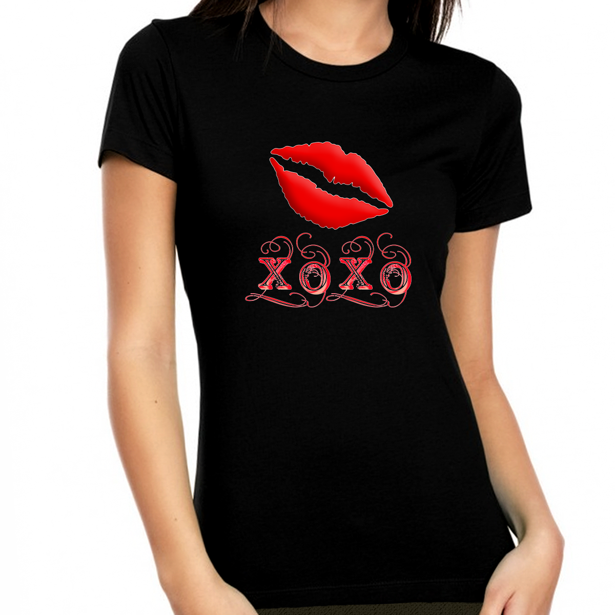 Valentine Shirts for Women - Valentines Day Shirts Women Valentines Day Gift - XOXO Shirt