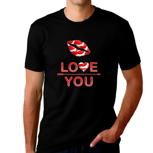 Valentine Shirts for Men - Valentines Day Shirts Men Valentines Day Gift - Love You Shirt