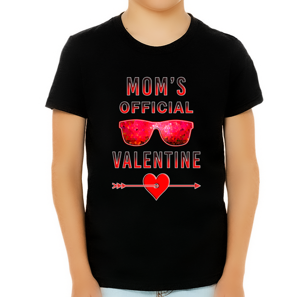 Boys Valentines Day Shirt - Valentines Day Shirts for Boys - Mom's Official Valentine