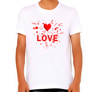 Boys Valentines Day Shirt - Valentines Day Shirts for Boys - LOVE Valentine Shirts for Kids