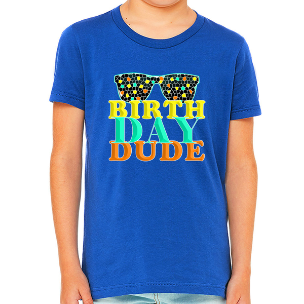 Birthday Boy Shirt - Birthday Dude Shirt - Birthday Shirts for Boys - Gift Youth Teen Kids Birthday