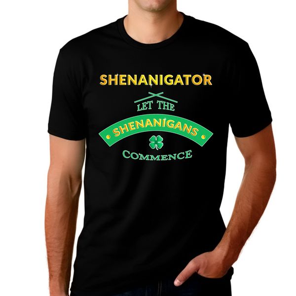Irish Shenanigans Shirt Graphic T-Shirt St Patricks Day Shirt Saint Patrick's Shirts Lucky Tee